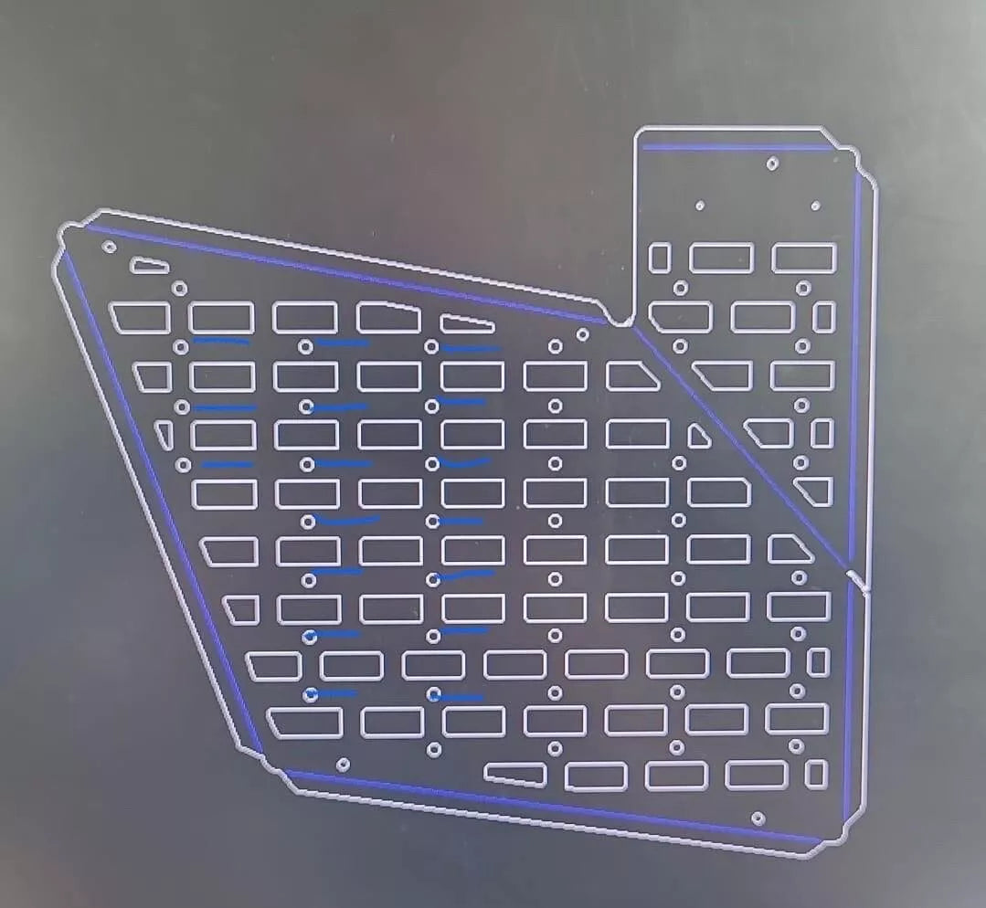 Mercedes Sprinter/ Off-road / 4x4 Overlanding Bonnet Mounted Folded Molle Boards