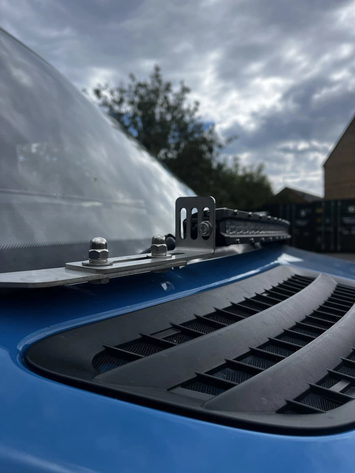 Mercedes Sprinter W907 Curved Light Bar Bonnet Mount Brackets