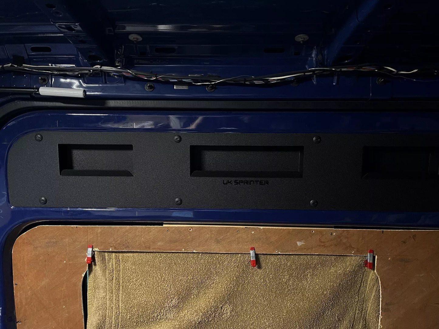 Mercedes Sprinter / VW Crafter Internal Sliding Upper Door Pocket / Storage Box