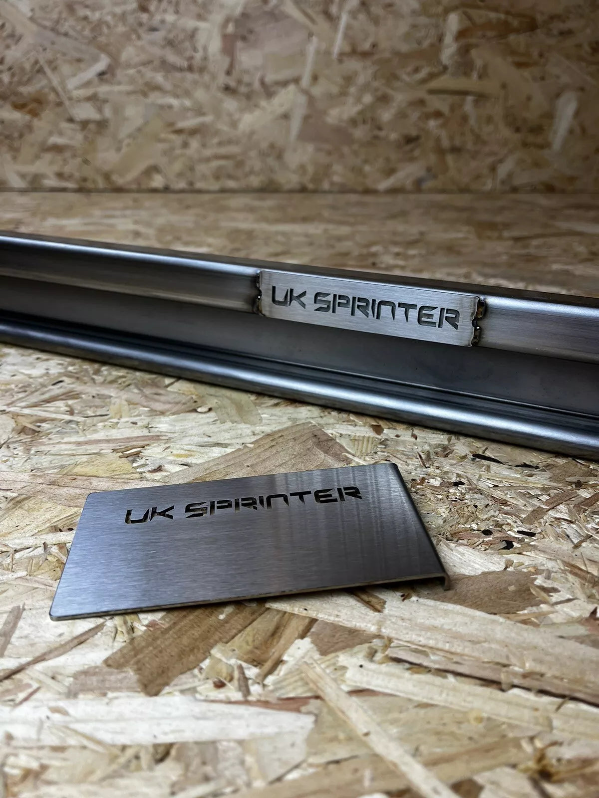 Mercedes Sprinter / VW Crafter Sliding Door Stopping Rail and Lock Guard