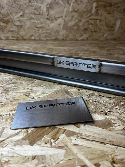 Mercedes Sprinter / VW Crafter Sliding Door Stopping Rail and Lock Guard