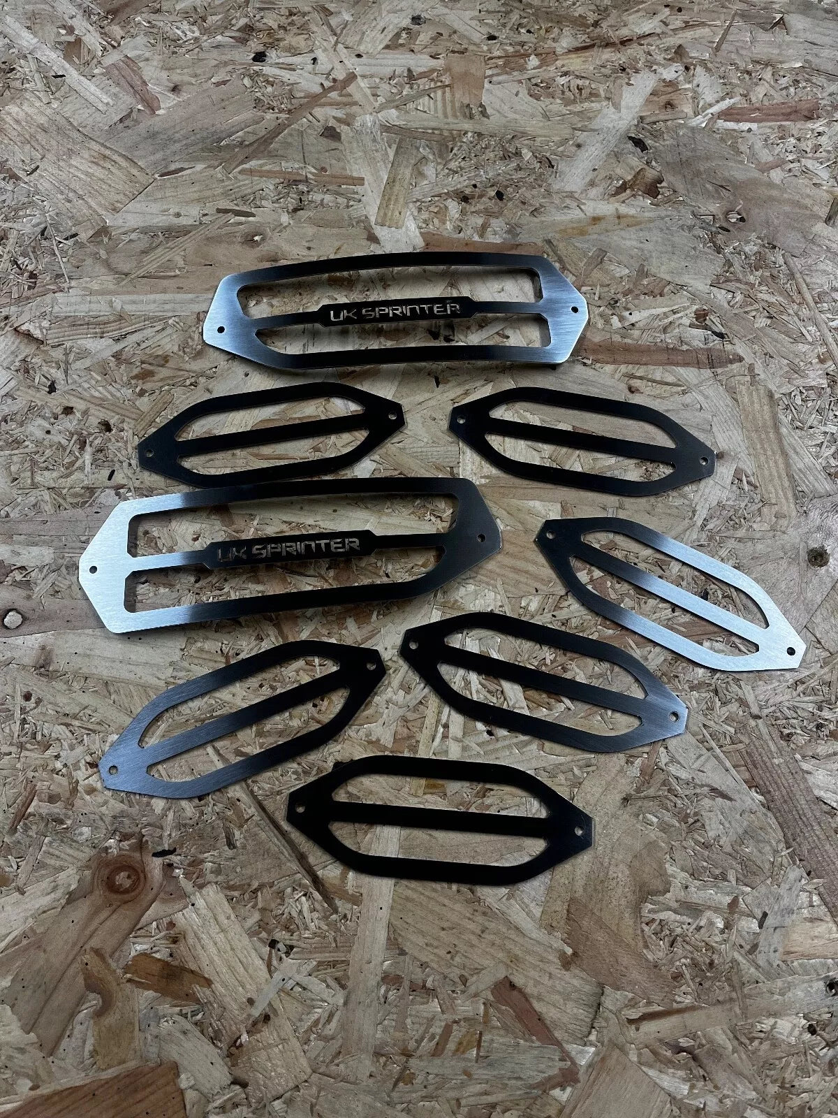Mercedes Sprinter MWB / LWB - Steel Light Guards - 8 piece kit