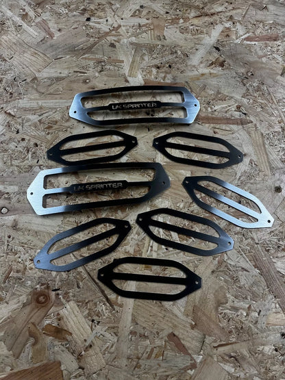 Mercedes Sprinter MWB / LWB - Steel Light Guards - 8 piece kit