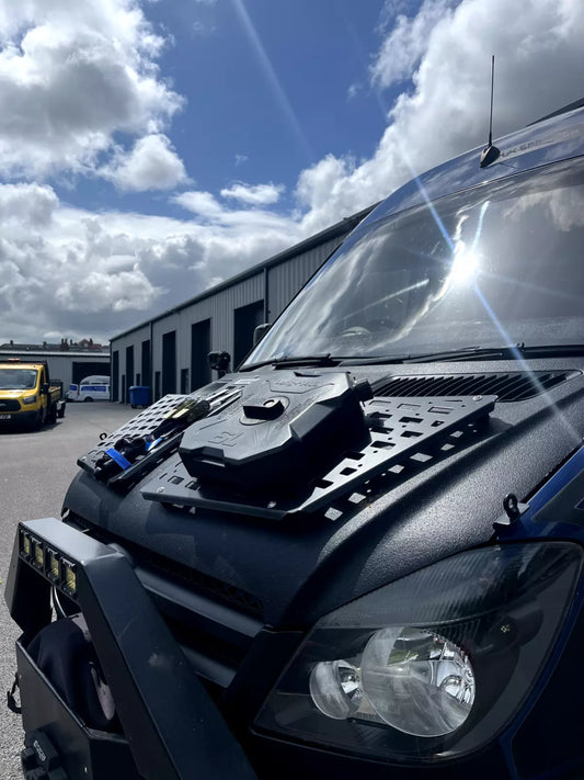Mercedes Sprinter/ Off-road / 4x4 Overlanding Bonnet Mounted Folded Molle Boards