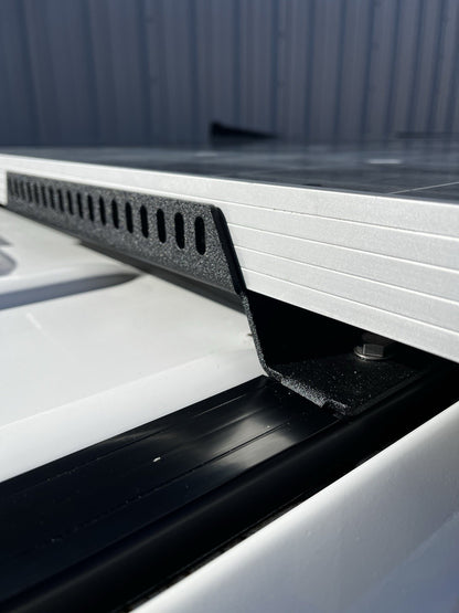 Mercedes sprinter / vw crafter solar panel roof rail mounts